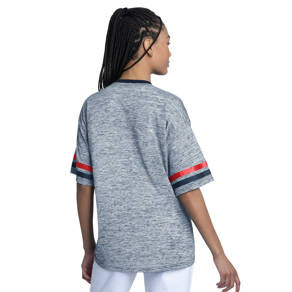 Cleveland Guardians G-III 4Her by Carl Banks Women's Off-Season Oversized Top - Navy Tops
