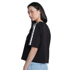 San Francisco Giants G-III 4Her by Carl Banks Women's Classic Play Cropped T-Shirt - Black T-shirts