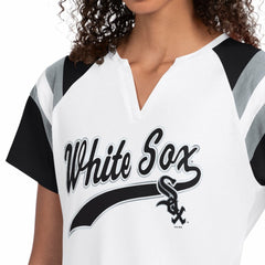 Chicago White Sox Starter Women's Game On Notch Neck T-Shirt - White T-shirts