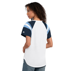 Tampa Bay Rays Starter Women's Game On Notch Neck T-Shirt - White T-shirts