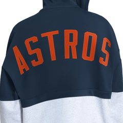 Houston Astros Starter Women's Wishbone Full-Zip Hoodie - Navy/Heather Gray Hoodies