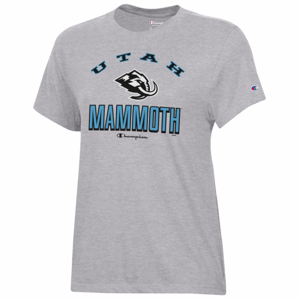 Utah Mammoth Champion Women's Core T-Shirt - Gray | US 203468133