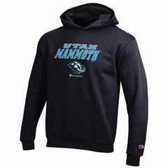 Utah Mammoth Champion Youth Eco Powerblend Hoodie - Black | US 203468136
