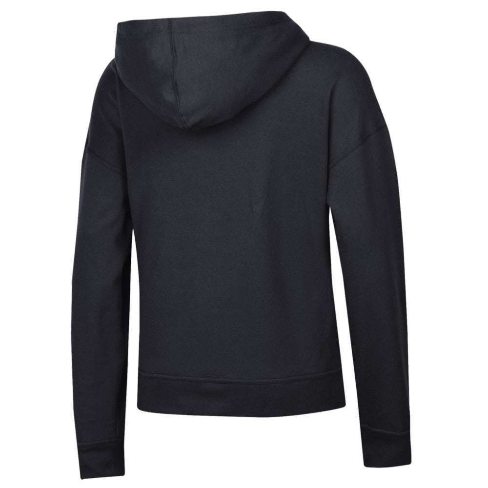 Utah Mammoth Champion Women's Powerblend Fleece Hoodie - Black | US 203468144