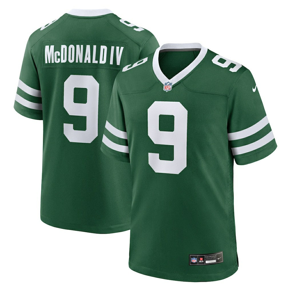 Will McDonald IV New York Jets Team Game Jersey - Legacy Green Jerseys