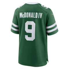 Will McDonald IV New York Jets Team Game Jersey - Legacy Green Jerseys