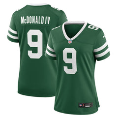 Will McDonald IV New York Jets Women's Team Game Jersey - Legacy Green Jerseys