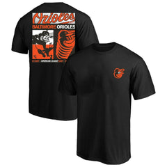 Baltimore Orioles Profile Big & Tall Two-Sided Graphic T-Shirt - Black T-shirts