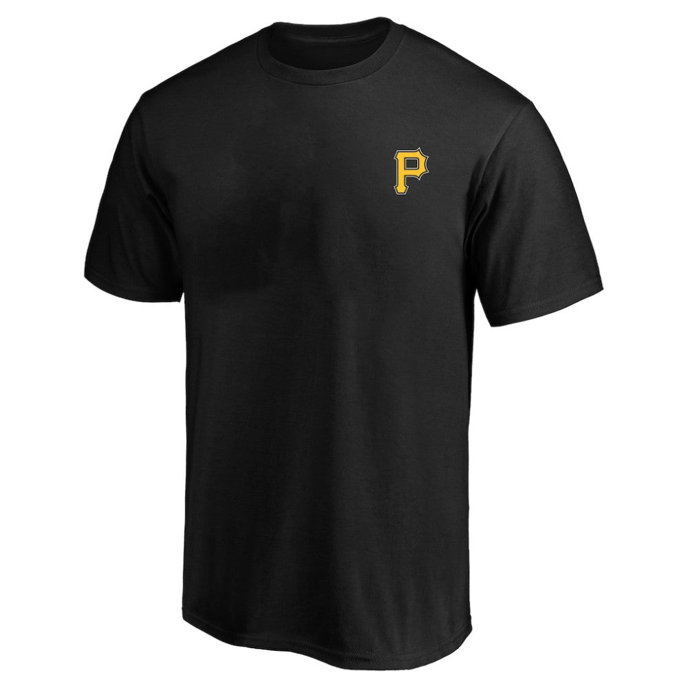 Pittsburgh Pirates Profile Big & Tall Two-Sided Graphic T-Shirt - Black T-shirts