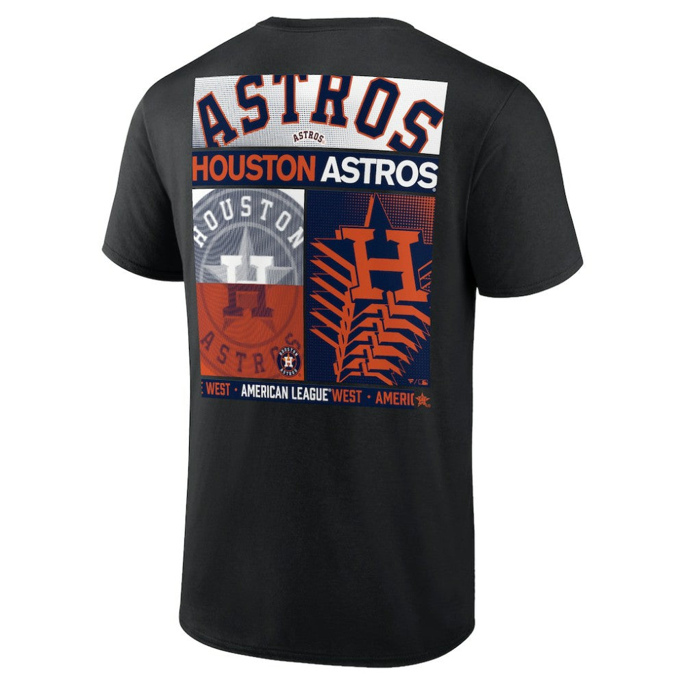 Houston Astros Profile Big & Tall Two-Sided Graphic T-Shirt - Black T-shirts