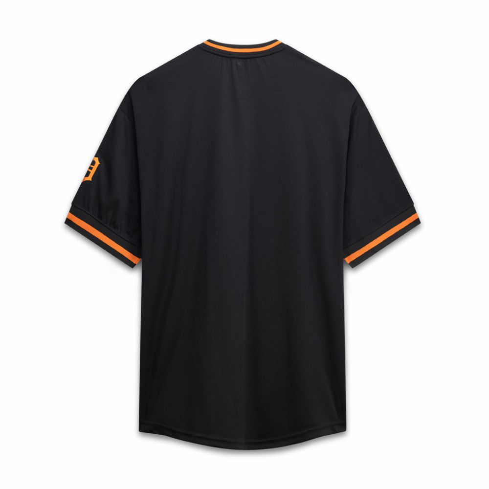 Detroit Tigers Fanatics Big & Tall Pop Texture V-Neck T-Shirt - Black T-shirts
