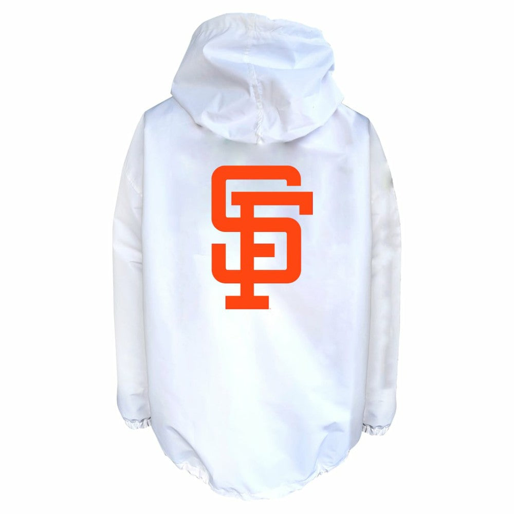 San Francisco Giants Mitchell & Ness Big & Tall Full-Snap Hooded Jacket - White Jackets