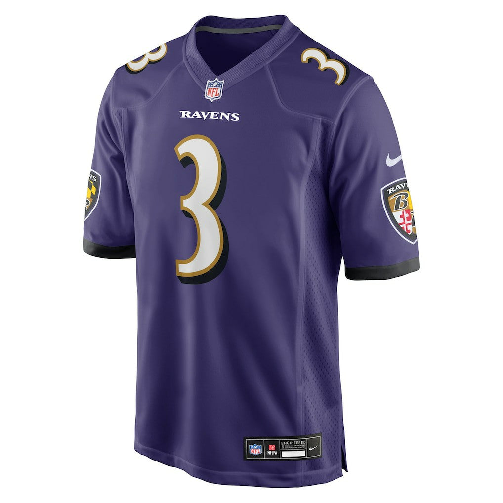 Chidobe Awuzie Baltimore Ravens Team Game Jersey - Purple Jerseys