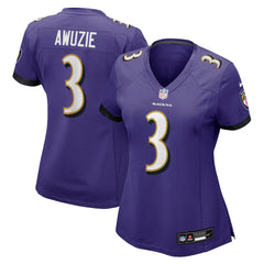 Chidobe Awuzie Baltimore Ravens Women's Team Game Jersey - Purple Jerseys