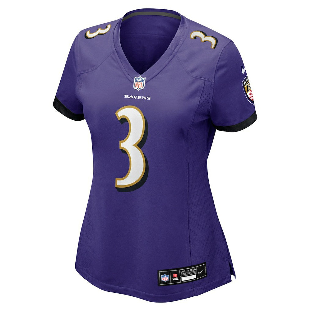 Chidobe Awuzie Baltimore Ravens Women's Team Game Jersey - Purple Jerseys