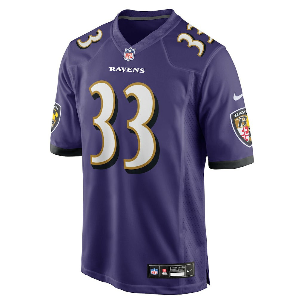Tyler Loop Baltimore Ravens Team Game Jersey - Purple Jerseys