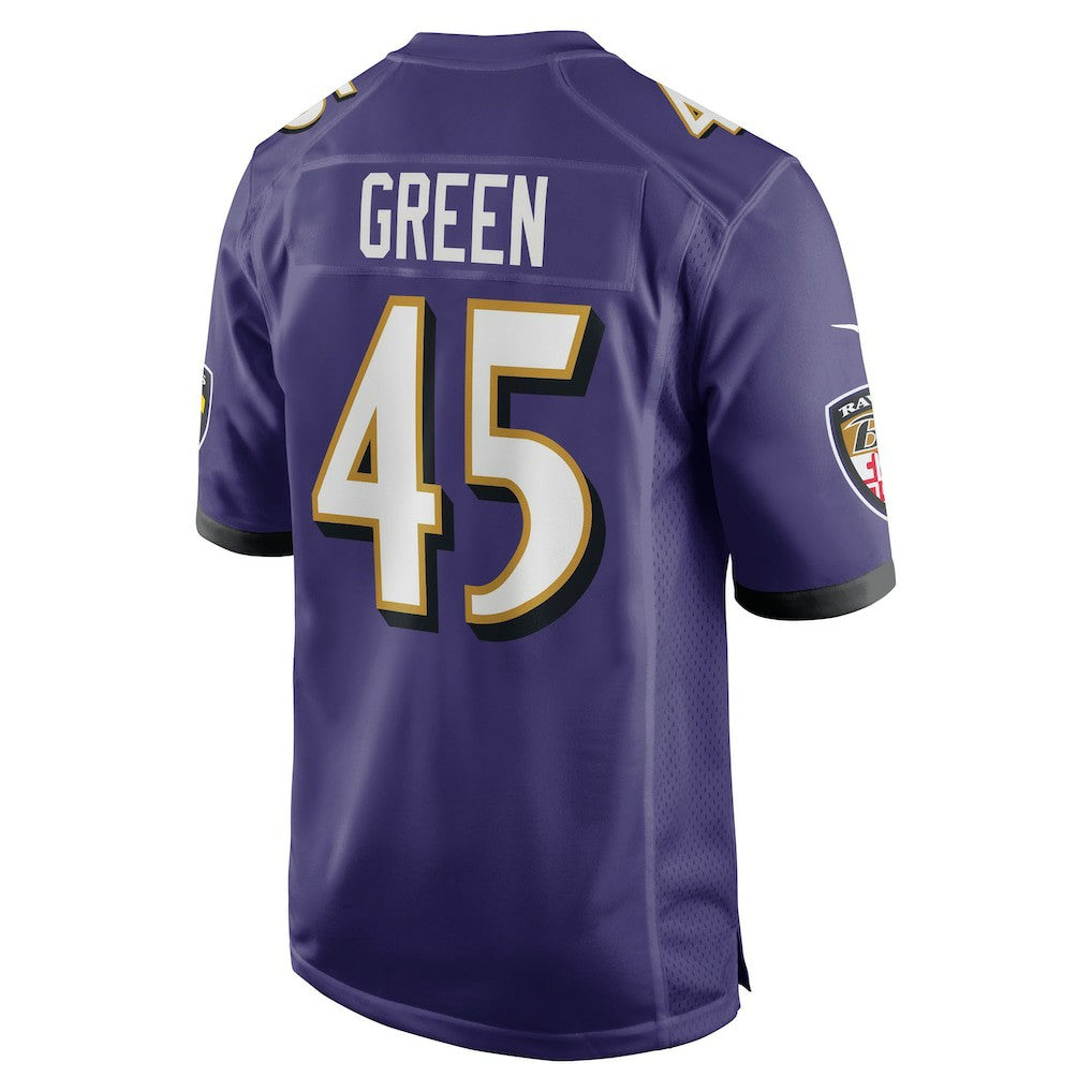 Mike Green Baltimore Ravens Team Game Jersey - Purple Jerseys