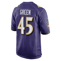 Mike Green Baltimore Ravens Team Game Jersey - Purple Jerseys