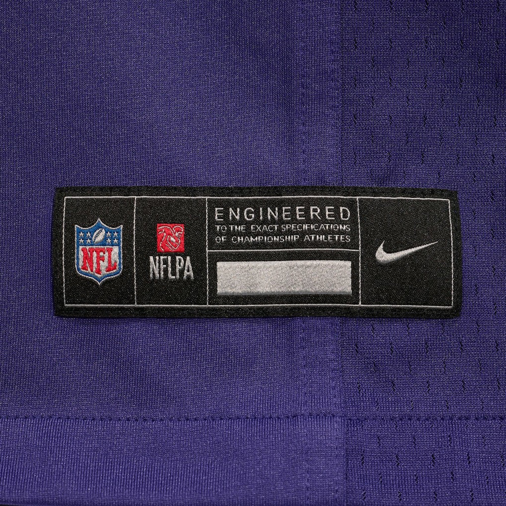 Carson Vinson Baltimore Ravens Team Game Jersey - Purple Jerseys