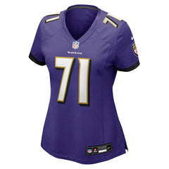 Carson Vinson Baltimore Ravens Women's Team Game Jersey - Purple Jerseys