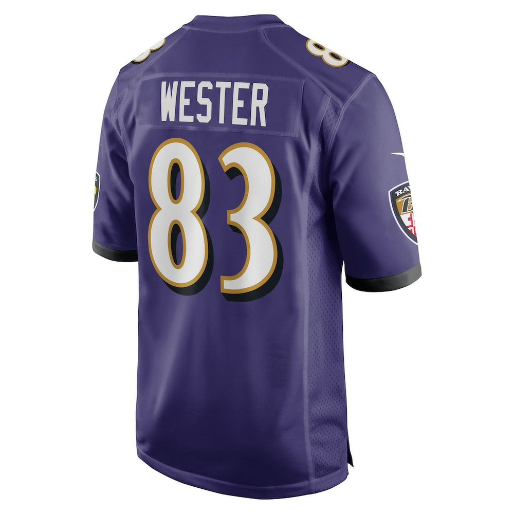 LaJohntay Wester Baltimore Ravens Team Game Jersey - Purple Jerseys