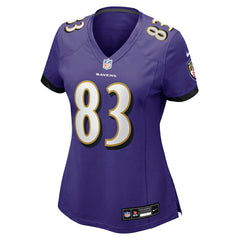 LaJohntay Wester Baltimore Ravens Women's Team Game Jersey - Purple Jerseys