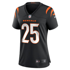 Tahj Brooks Cincinnati Bengals Women's Team Game Jersey - Black Jerseys