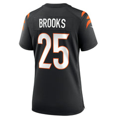 Tahj Brooks Cincinnati Bengals Women's Team Game Jersey - Black Jerseys