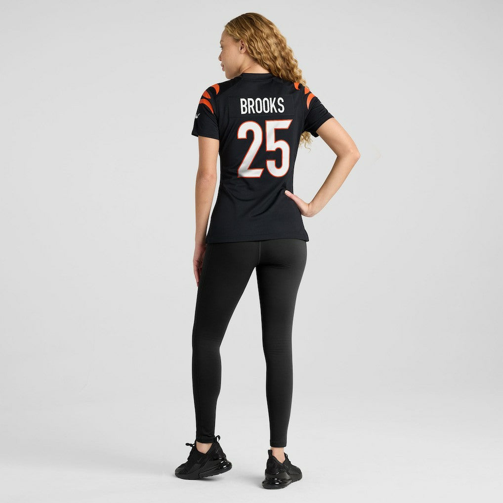 Tahj Brooks Cincinnati Bengals Women's Team Game Jersey - Black Jerseys