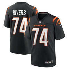 Jalen Rivers Cincinnati Bengals Team Game Jersey - Black Jerseys