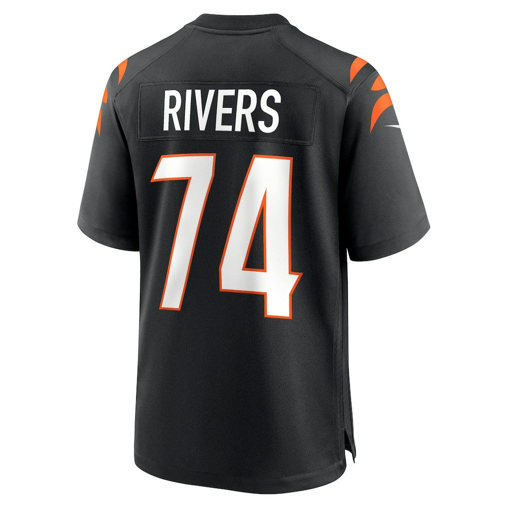 Jalen Rivers Cincinnati Bengals Team Game Jersey - Black Jerseys