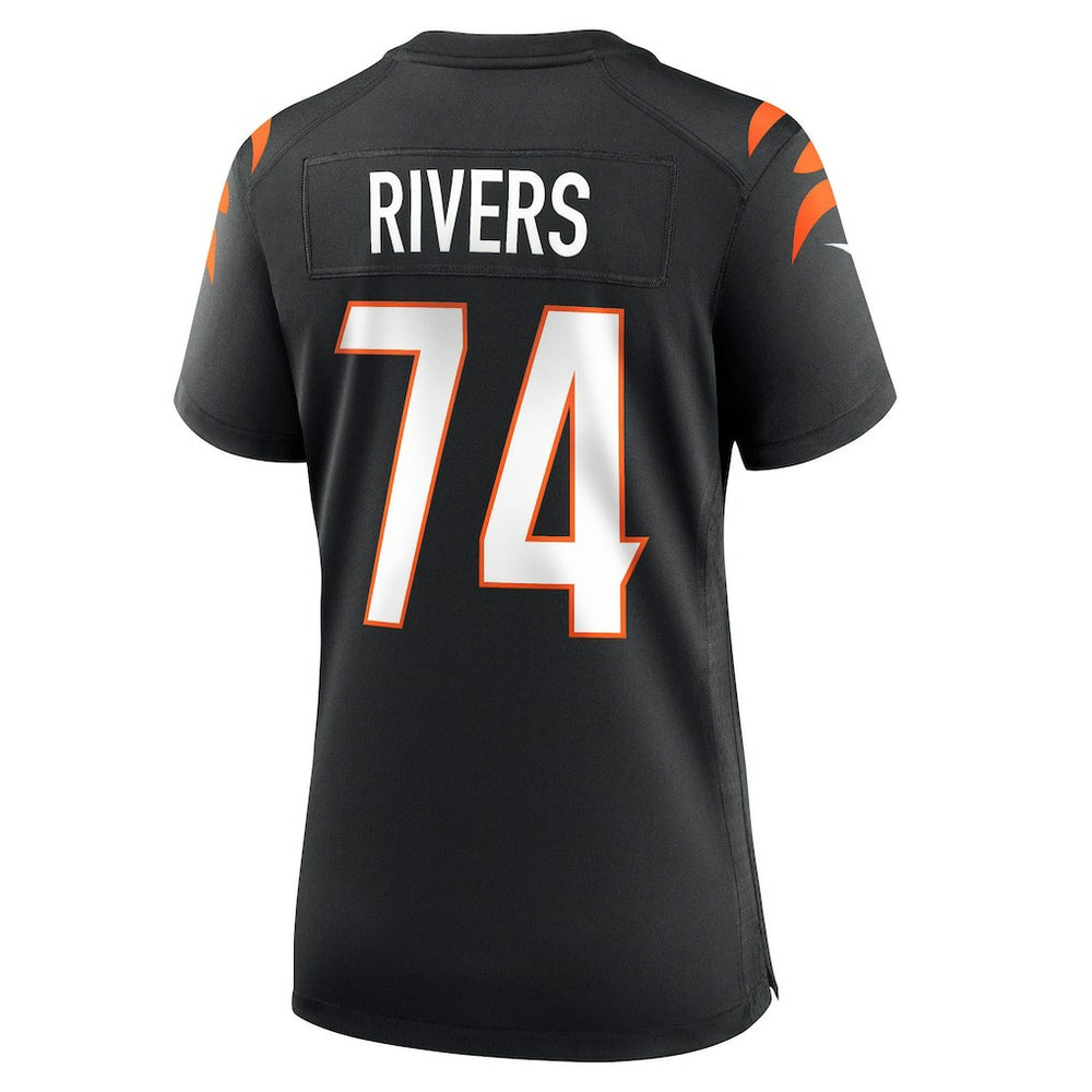 Jalen Rivers Cincinnati Bengals Women's Team Game Jersey - Black Jerseys