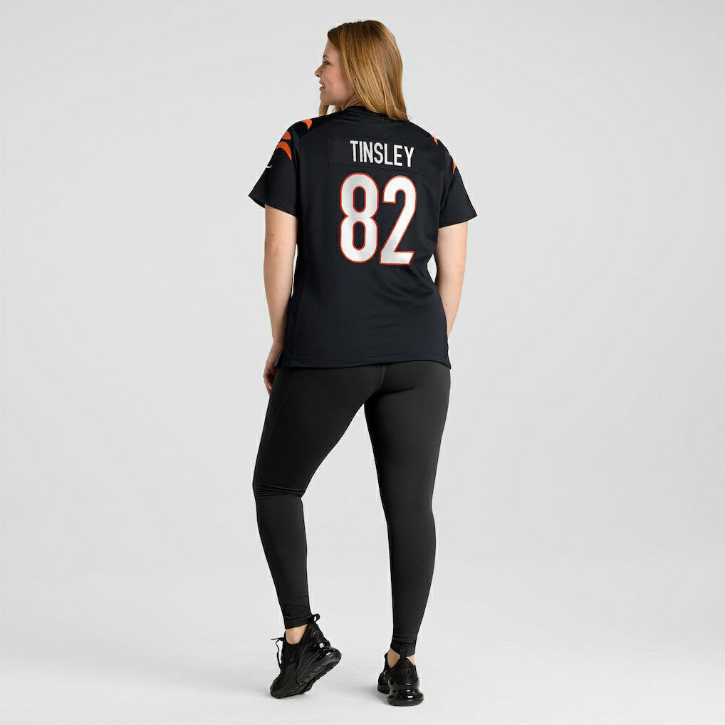 Mitchell Tinsley Cincinnati Bengals Women's Team Game Jersey - Black Jerseys