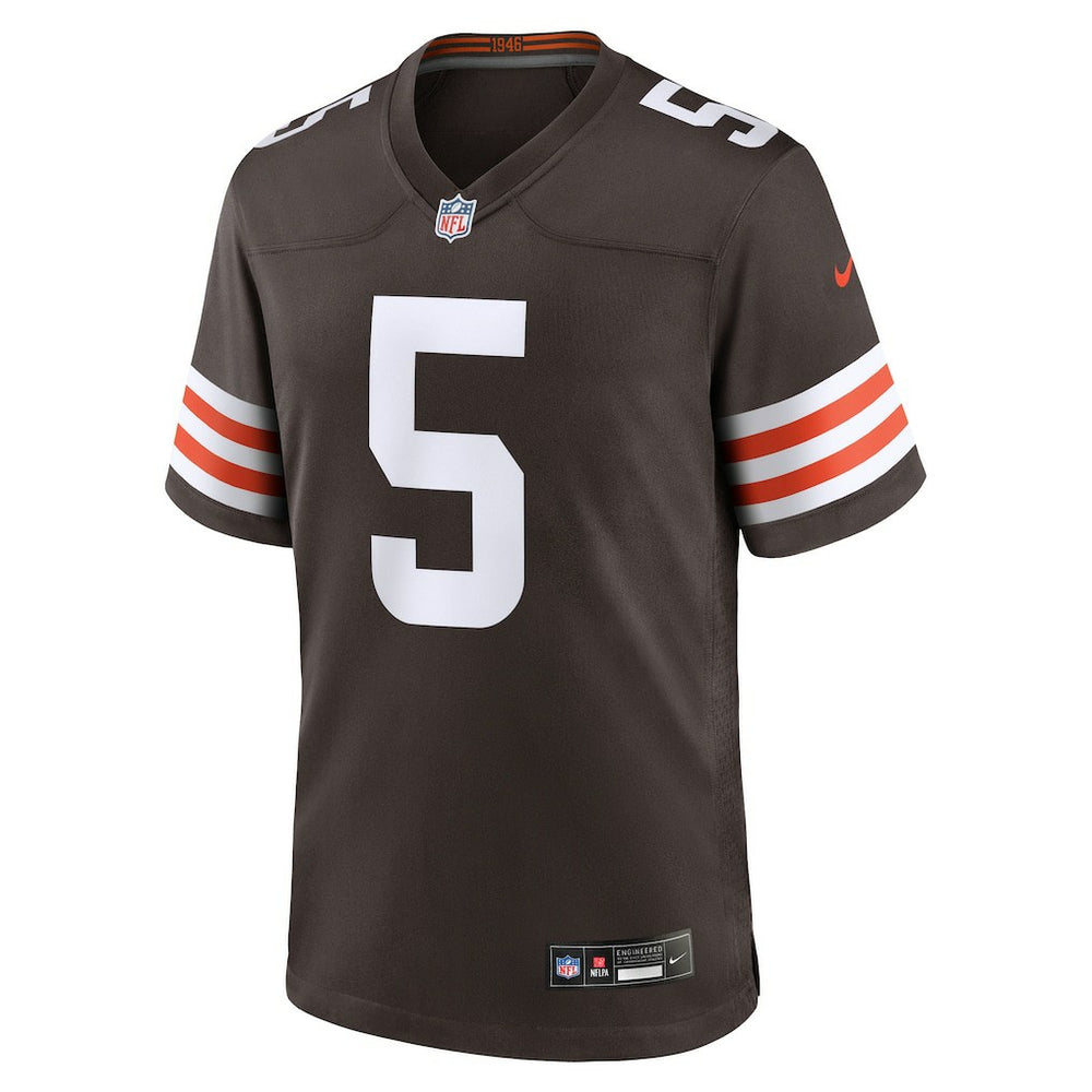 Rayshawn Jenkins Cleveland Browns Team Game Jersey - Brown Jerseys