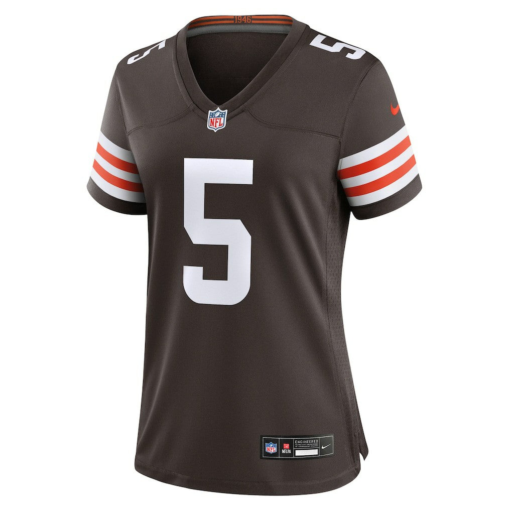 Rayshawn Jenkins Cleveland Browns Women's Team Game Jersey - Brown Jerseys