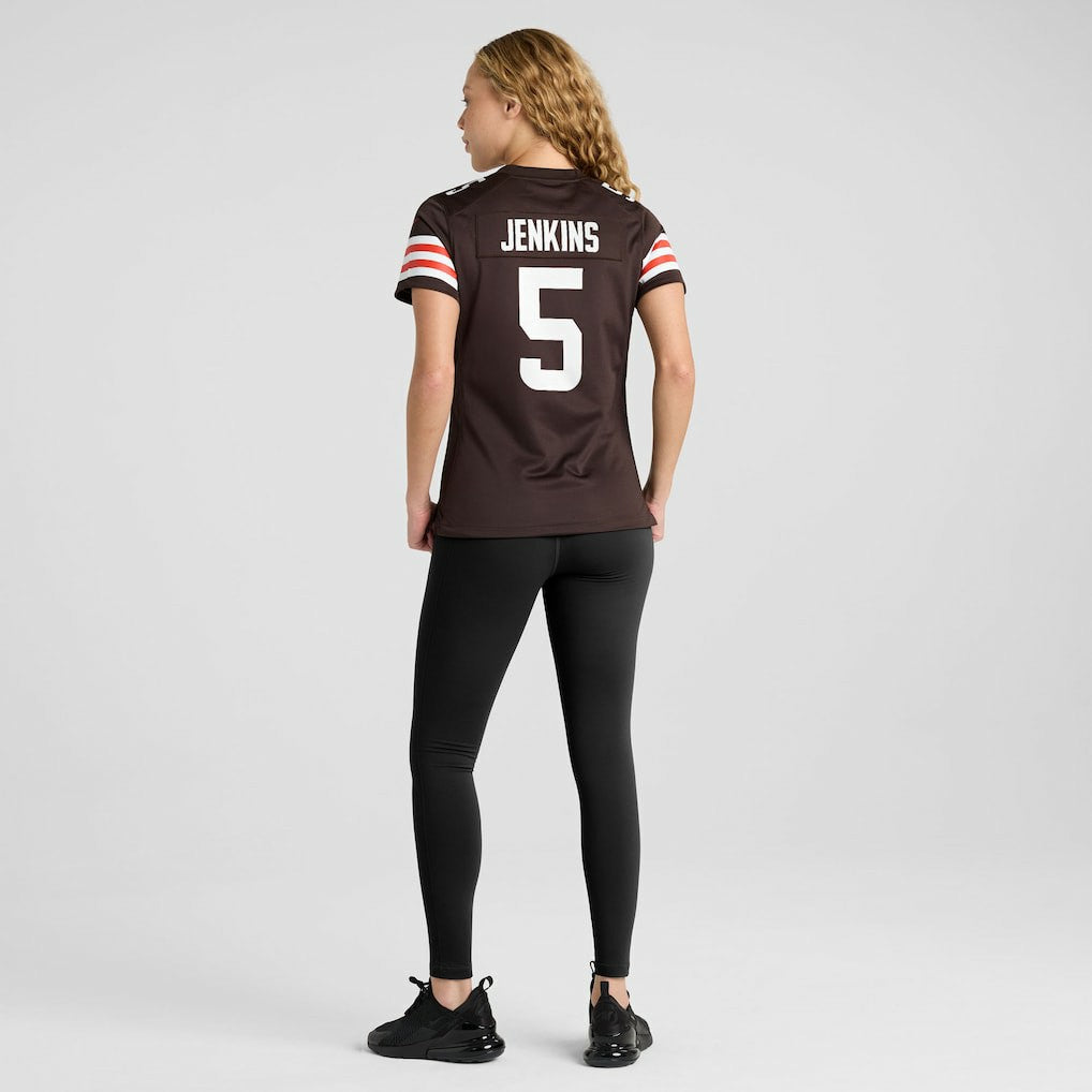 Rayshawn Jenkins Cleveland Browns Women's Team Game Jersey - Brown Jerseys