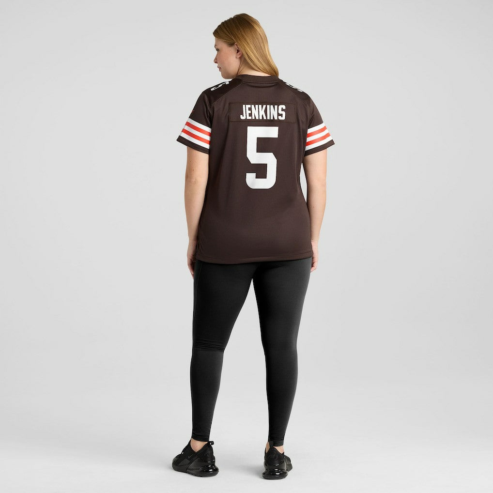 Rayshawn Jenkins Cleveland Browns Women's Team Game Jersey - Brown Jerseys