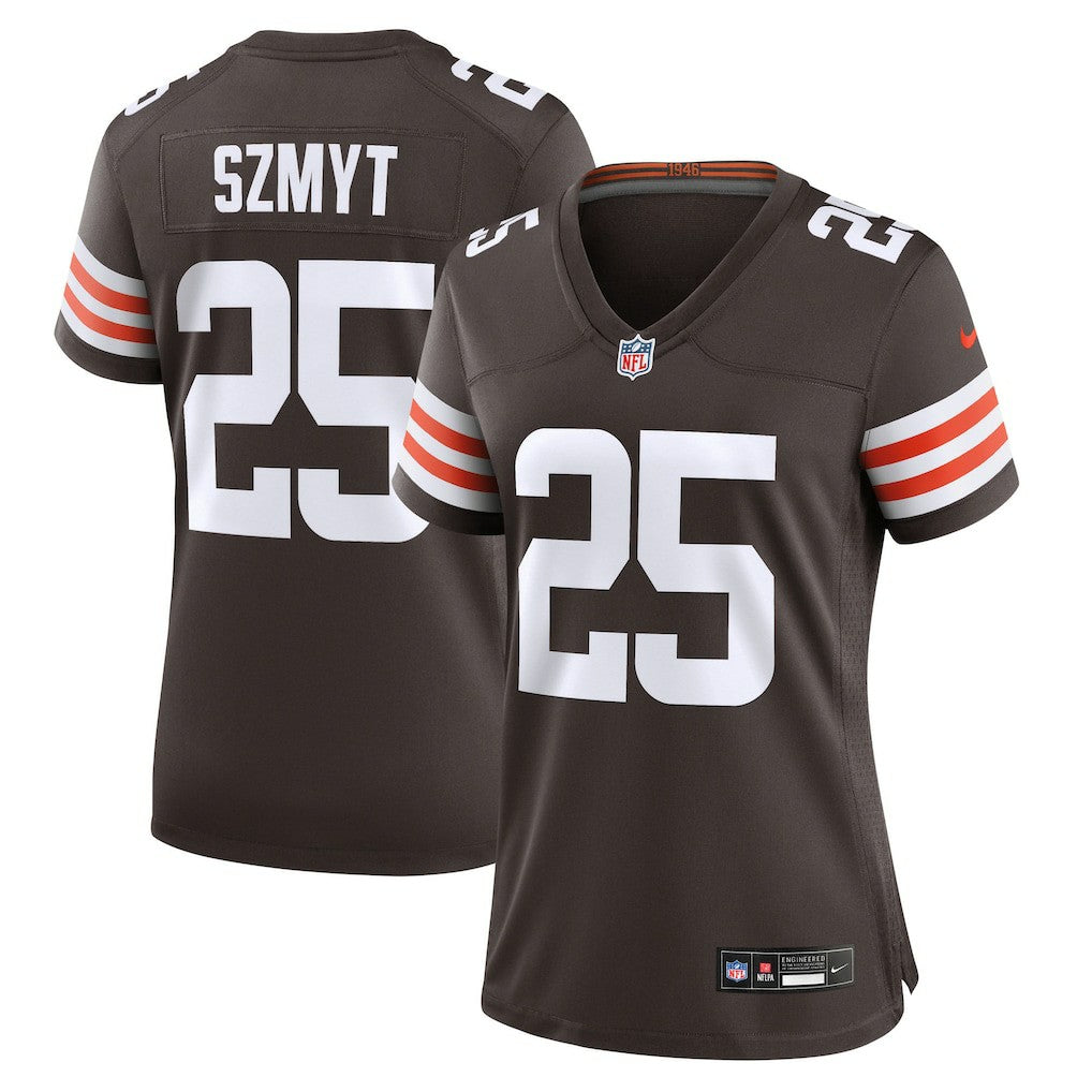 Andre Szmyt Cleveland Browns Women's Team Game Jersey - Brown Jerseys