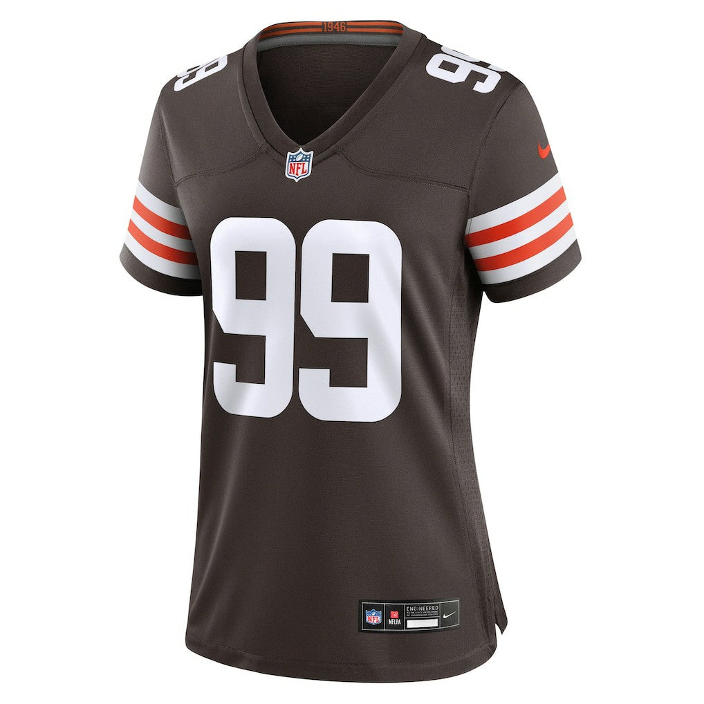 Cameron Thomas Cleveland Browns Women's Team Game Jersey - Brown Jerseys