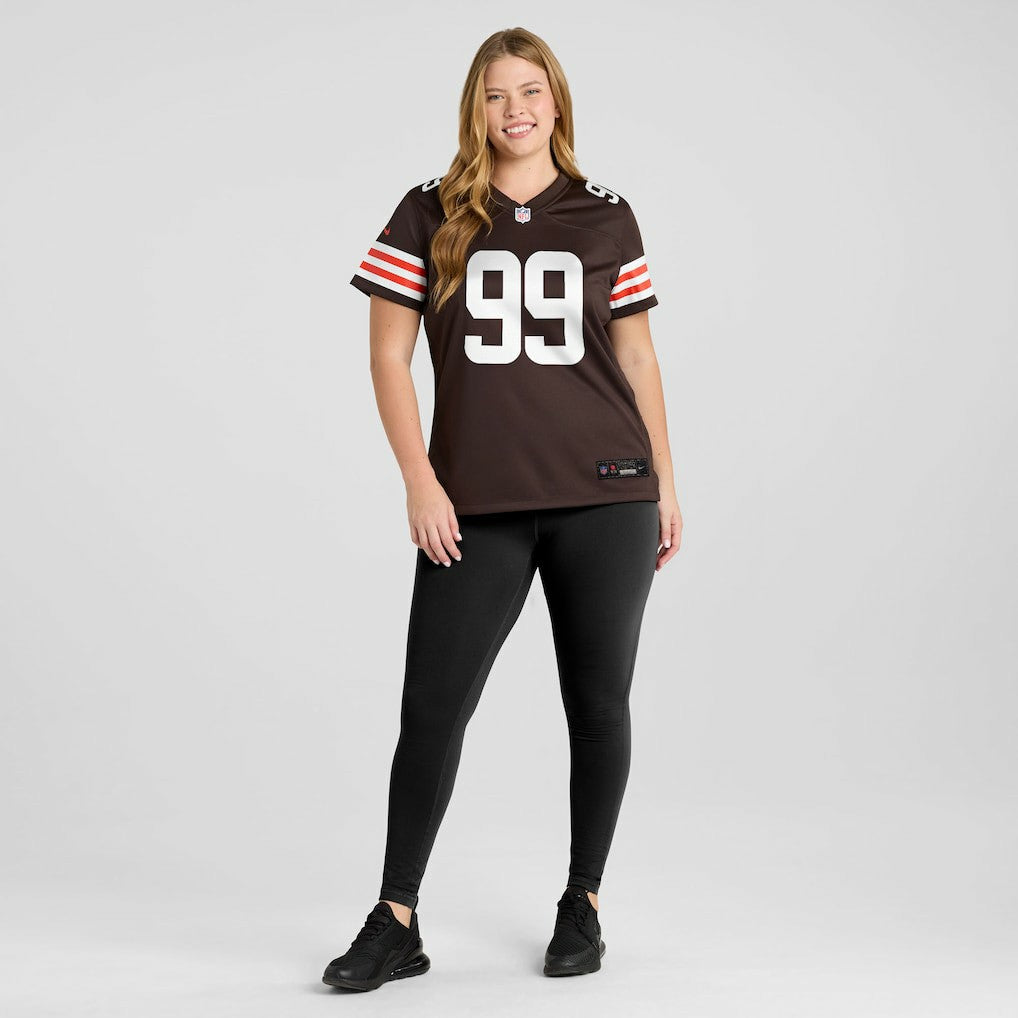 Cameron Thomas Cleveland Browns Women's Team Game Jersey - Brown Jerseys