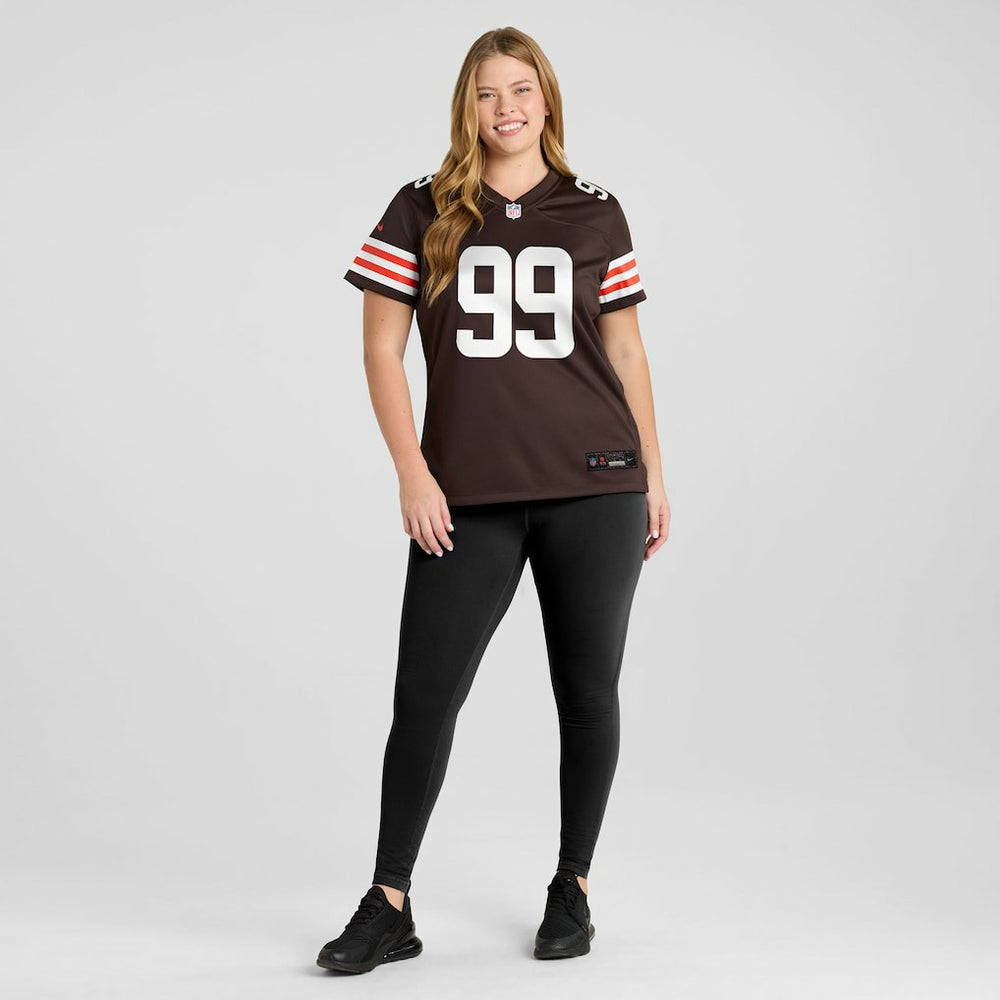 Cameron Thomas Cleveland Browns Women's Team Game Jersey - Brown Jerseys
