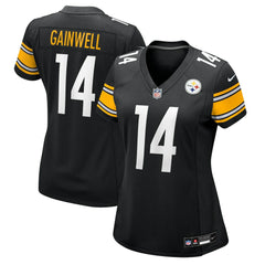 Kenneth Gainwell Pittsburgh Steelers Women's Team Game Jersey - Black Jerseys