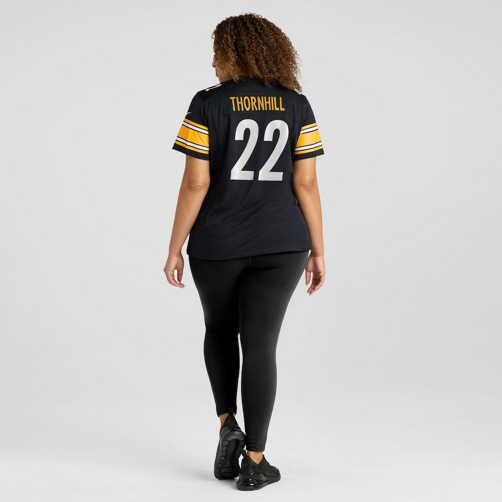 Juan Thornhill Pittsburgh Steelers Women's Team Game Jersey - Black Jerseys