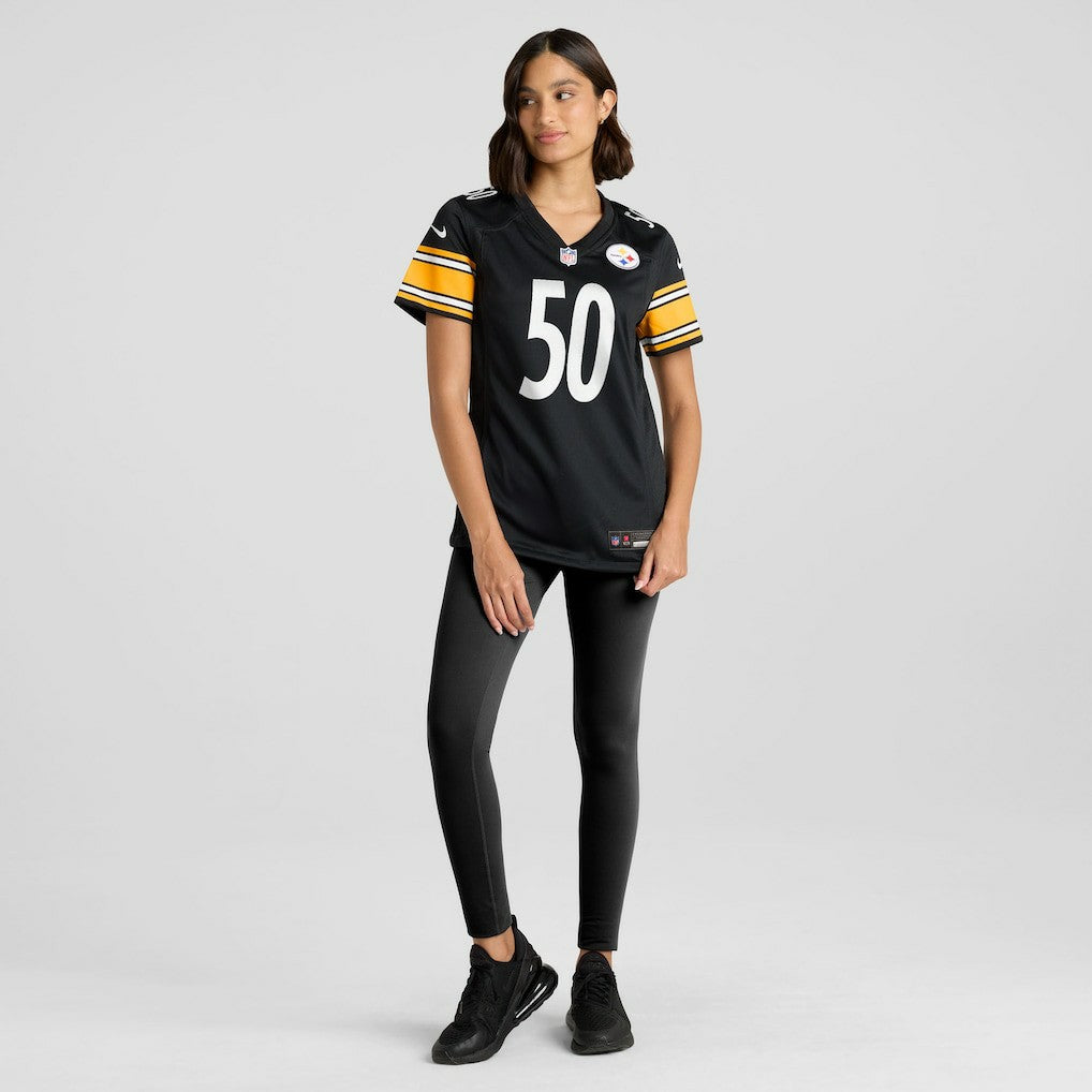 Malik Harrison Pittsburgh Steelers Women's Team Game Jersey - Black Jerseys