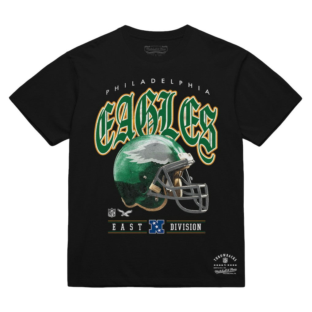 Philadelphia Eagles Unisex Classic Helmet T-Shirt - Black T-shirts