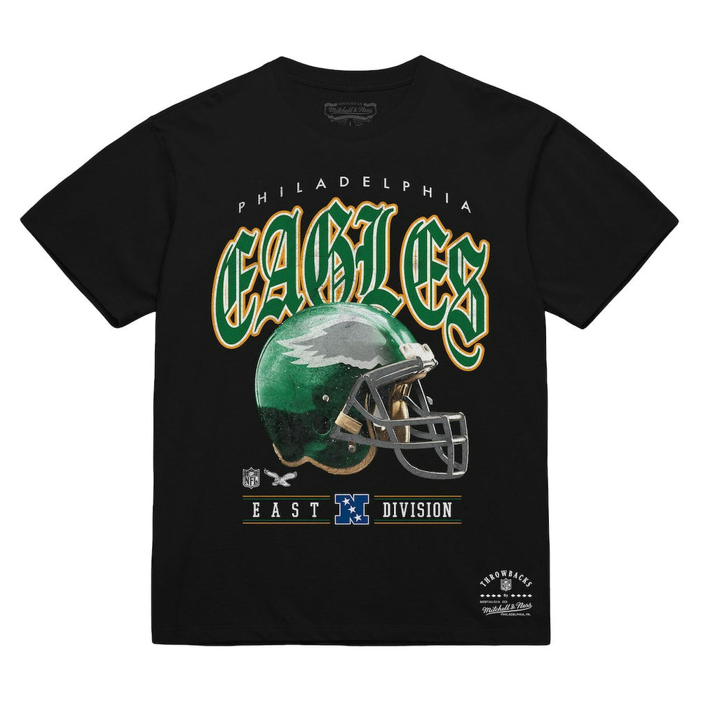 Philadelphia Eagles Unisex Classic Helmet T-Shirt - Black T-shirts