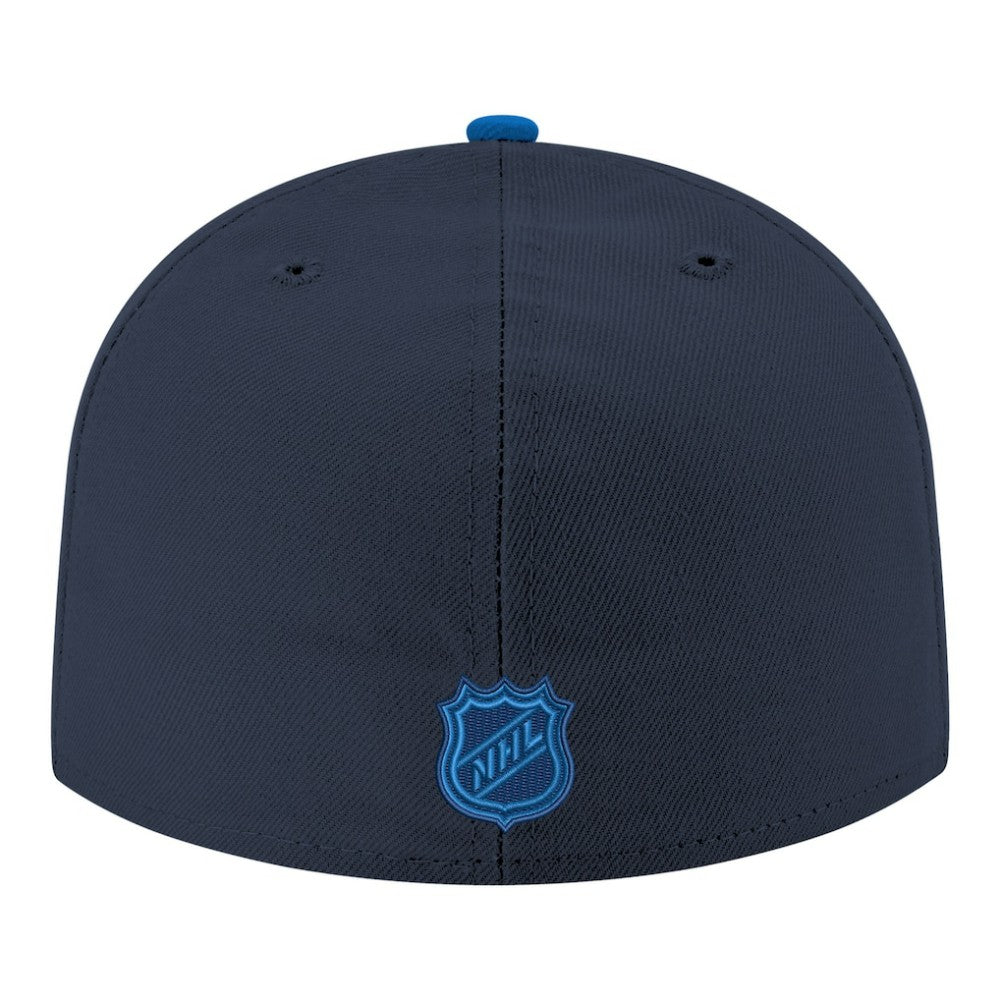Winnipeg Jets New Era Core Logo Two-Tone 59FIFTY Fitted Hat - Navy | US 203471429