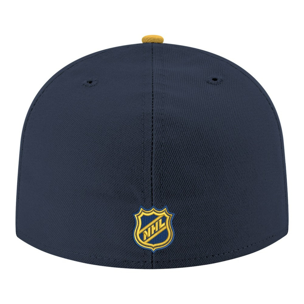 Nashville Predators New Era Core Logo Two-Tone 59FIFTY Fitted Hat - Navy | US 203471430