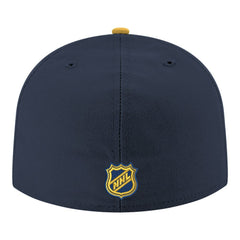Nashville Predators New Era Core Logo Two-Tone 59FIFTY Fitted Hat - Navy | US 203471430