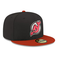 New Jersey Devils New Era Core Logo Two-Tone 59FIFTY Fitted Hat - Black | US 203471431